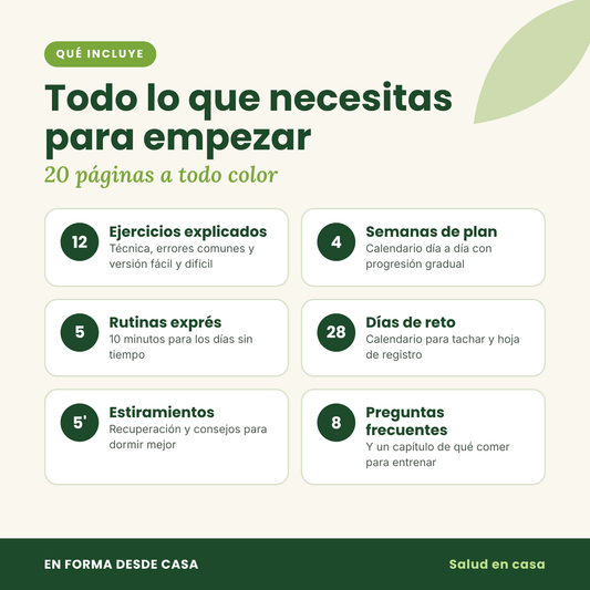 En forma desde casa: rutinas para principiantes