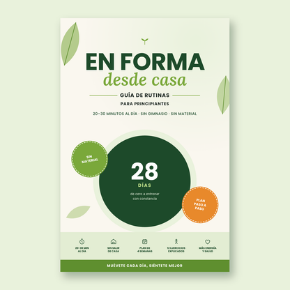 En forma desde casa: rutinas para principiantes